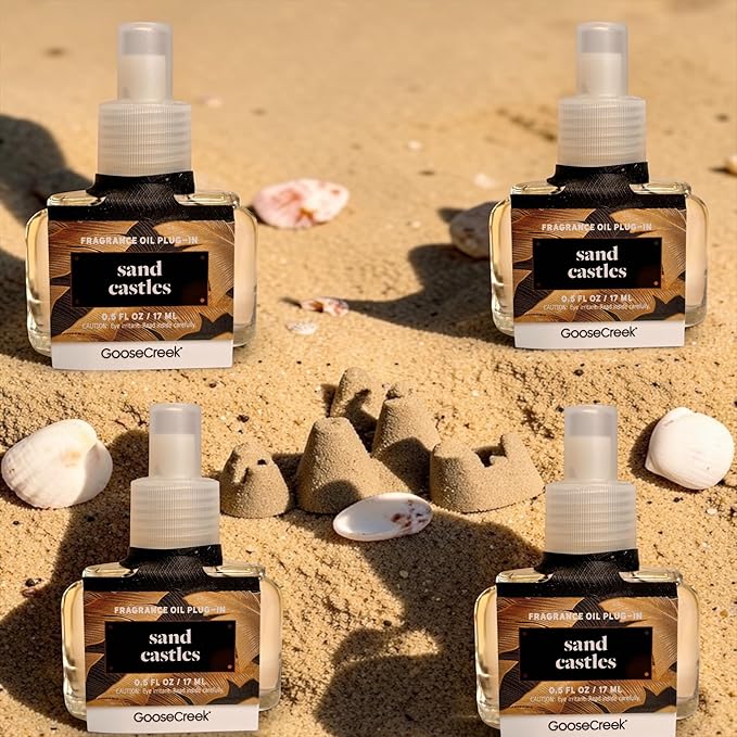 Sand Fragrance Oil Plug-In 0.5 FL OZ Orange Flower Tropical Coconut Ocean Shells
