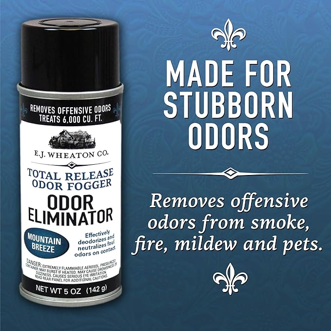 Odor Eliminator Total Release Odor Fogger 3 Pack Effectively Deodorizes and Neutralizes Foul Odors on Contact Mountain Breeze (5 OZ).