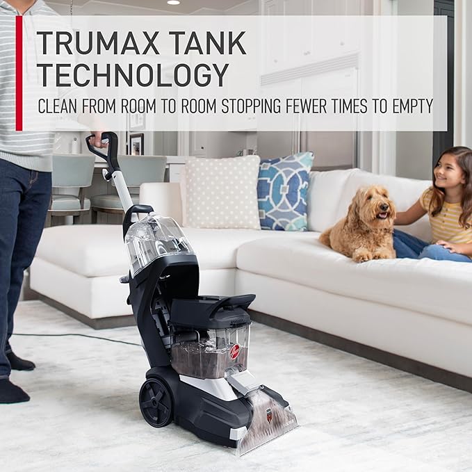 Hoover PowerScrub XL Pet Carpet Cleaner Machine for Carpet and Upholstery Deep Cleaning Carpet Shampooer Machine with Multi-Purpose Tools Powerful Suction Pair with Hoover Cleaner Solution