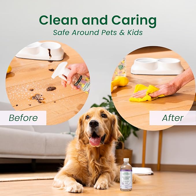 Good Natured Brand | Carpet Deodorizer 31 oz Lavender &amp All-Purpose Cleaner Concentrate 8 oz Lavender