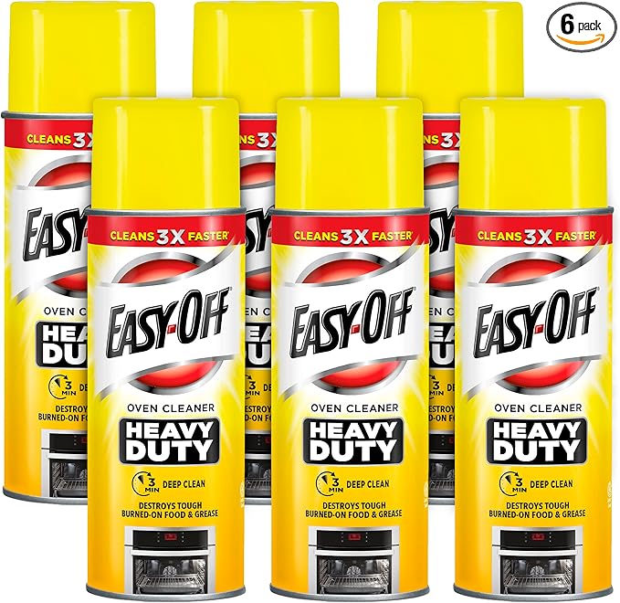 Easy-Off Heavy Duty Oven Cleaner Regular Scent 87 oz (6 Cans x 14.5 oz)