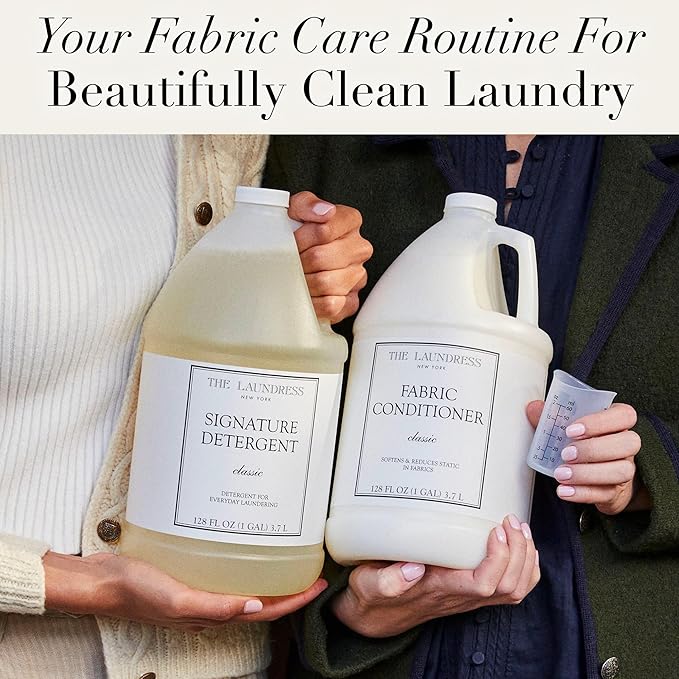 The Laundress Signature Fabric Conditioner Classic Concentrated Fabric Softener Liquid Soften Fabrics Reduces Static128 Fl Oz
