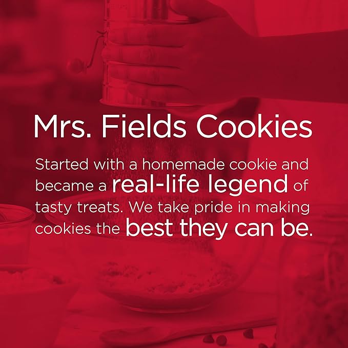 Mrs. Fields 48 Nibblers Bite-Sized Cookies Signature Heart Tin - Assorted with 5 Classic Cookie Flavors