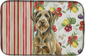 Caroline's Treasures Chestnut Wirehaired Pointing Griffon Vegetables Dish Drying Mat Absorbent Dish Drying Mat Pad for Kitchen Counter Dish Drainer Mat for Countertop 14 x 21 Multicolor