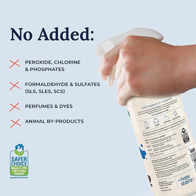 Miss Mouth's Messy Eater Stain Treater Spray - 16oz Stain Remover and Laundry Detergent Sheets - Newborn &amp Baby Essential
