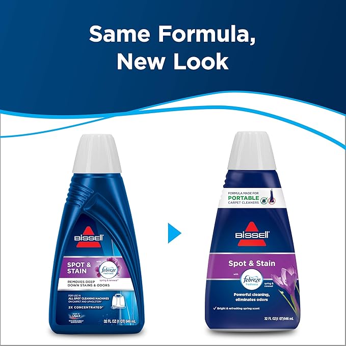 Bissell Spot &amp Stain with Febreze Freshness Spring &amp Renewal Formula714932 ounces(Pack of 2)