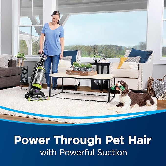 Bissell 2252 CleanView Swivel Upright Bagless Vacuum with Swivel Steering Powerful Pet Hair Pick Up Specialized Pet Tools Large Capacity Dirt Tank Easy Empty