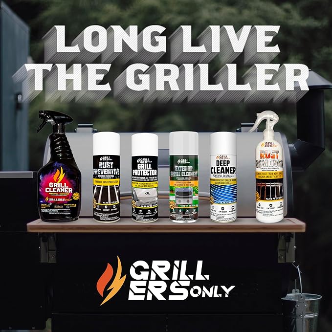 2-Pack Ceramic Grill Protector | Rust Prevention Spray &amp Anti Rust Spray for Metal | UV Shield &amp Blackstone Griddle Conditioner Alternative for Exterior Protection - 14.8 fl oz.