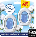 Febreze Pure and Fresh Bathroom Air Freshener Continuous Odor Control and Odor Prevention (2 Pack)