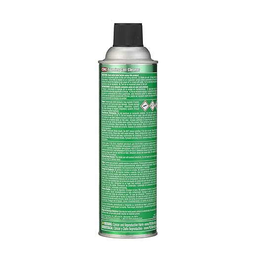CRC Foaming Coil Cleaner 18 Wt Oz Water-Based Heavy-Duty Cleaner For Air Conditioning And Refrigeration Condensers Aerosol Spray
