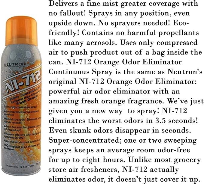 Ni-712 Neutron Industries Orange Dry Mist 14oz (4 Pack)