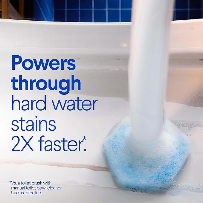 Clorox ToiletWand Disposable Toilet Cleaning System Spring Cleaning Essential ToiletWand Storage Caddy and 16 Disinfecting ToiletWand Scrubbing Pad Refills