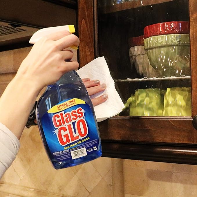 Pine Glo Glass Glo Streak Free Glass Cleaner 33 Fl oz Spray Bottle