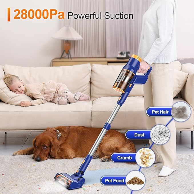 Stick Vacuum350W/23Kpa Stick Vacuum with Smart Display (L)