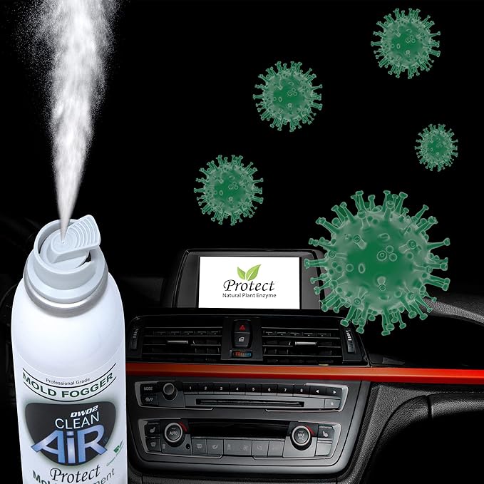 Protect™ Automotive Mold-Odor Treatment - Revitalize Your Car's Interior The Green Automotive Mold-Odor Treatment Solution. Say Goodbye to Unpleasant Odors (Spray &amp Fogger)