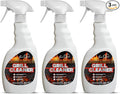 Evo Dyne Grill Cleaner Spray (32 oz) Made in USA - Quickly Cleans BBQ Burnt-on Foods and Grease from Grill Grates - Heavy Duty Fast-Acting Formula Less Scrubbing - Food Safe Grill &amp Oven Degrea