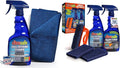 Citrusafe Grill Cleaning Kit - BBQ Cleaner Exterior Cleaner Grill &amp Griddle Scrubber 3CT Microfiber Towel