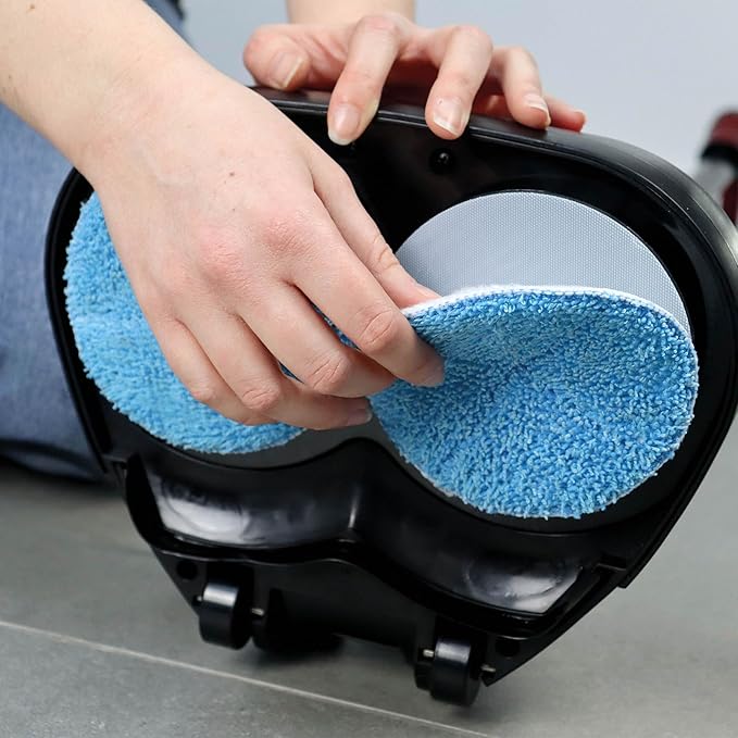 Ewbank EP170 Complete Cleaner Washer Scrubber Scourer and Polisher Interchangeable Brushes and Pads Multi-Use Floor Machine 2200 rpm Lightweight Red 8 Pound