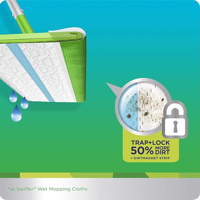 Swiffer 92815 Sweeper® Dry &amp Wet Floor Mop Starter Kit
