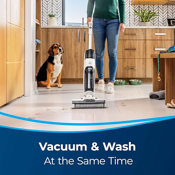 Bissell TurboClean Cordless Hard Floor Cleaner Mop and Lightweight Wet/Dry Vacuum 3548