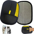 Pet Hair Removal Gloves for Cats Dogs Upgraded Electrostatic Reusable Magic Cat Dog Fur Brush Effortless Pet Hair Remover Mitt Tool for Furniture Carpet Clothes Couch (2pcs-Black)