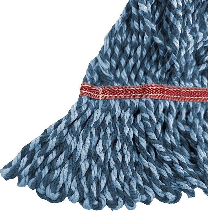Hybrid Microfiber String Wet Mop - Large with Scrubbing Mesh Headband - 3 Pack