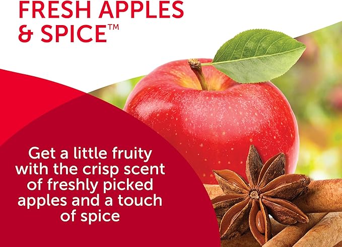 Bright Air 14 oz. Super Odor Eliminator for Medium-Size Spaces Fresh Apples &amp Spice Scent Case of 6 Lasts Up to 90 Days Each