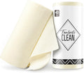 Fantasticlean Microfiber Cleaning Cloth Roll -40 Pack Tear Away Microfiber Towels 12 x 12 Reusable Washable Scratch Free Ultra Absorbent Dishcloth for All-Around Cleaning Supplies (Beige)