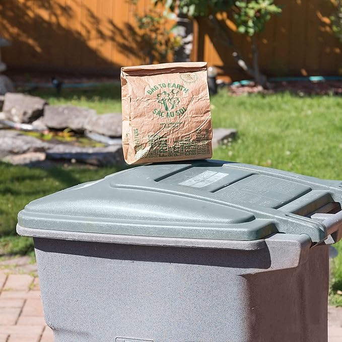 Bag to Earth -Kitchen Food Waste Bag Set of 2 - Compostable Leak-Resistant 3.0 Gallons 60 Count