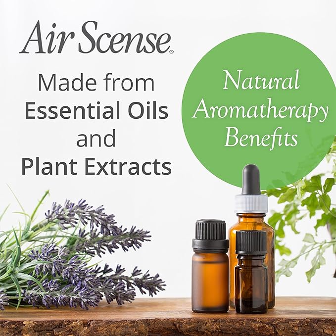 Air Scense Essential Oil Air Freshener Non-Aerosol 7 Ounce 3 Pack (Lavender Vanilla Bundle)