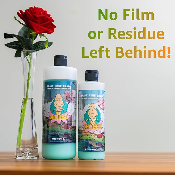 Chubbs Shake &amp Rinse Glass Cleaner - Cleans and Restores Within Minutes/Removes Tough Hard-To-Reach Stains From Glassware | Perfect for Ceramic Glass &amp Metal | Restores Glass Back To New 16