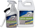 Black Diamond Stoneworks ULTIMATE GROUT CLEANER: Best Cleaner for Tile Ceramic Porcelain Marble Acid-free Safe Deep Cleaner &amp Stain Remover for Even the Dirtiest Grout. (1-Quart/1-Brush/ 1-Gall