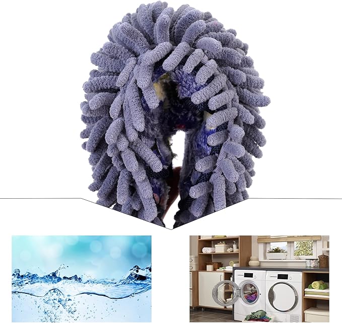 handrong Mop Slippers 4 Pairs of Dusting Slipper Butterfly Microfiber Mopping Slippers Mop Shoes Cleaning Slipper for Men Women Floor Cleaning Washable
