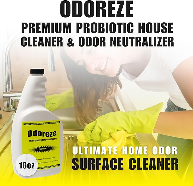 Eco All Purpose Odor Eliminator Spray Concentrate – Makes 64 Gallons – Eco-Friendly Deodorizer