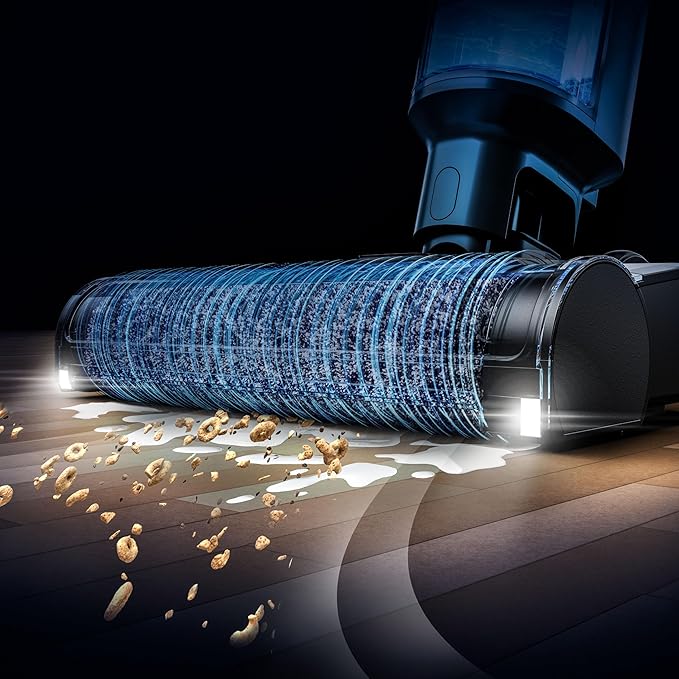Shark HydroVac MessMaster Wet Dry Corded Vacuum Cleaner 3-in-1 Multi-Surface Vacuum Mop &amp Self-Cleaning System Lightweight Powerful Suction for Hard Floors &amp Area Rugs Navy WD161