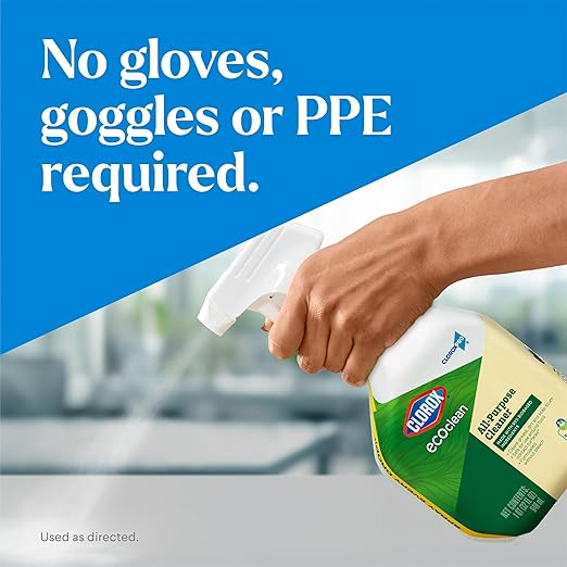 CloroxPro Clorox EcoClean All-Purpose Cleaner Spray Bottle 32 Fluid Ounces Pack of 9