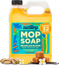 Luxury Mop Soap for Floor Cleaning - Highly Scented Brazilian Waves Concentrated Formula - Best Smelling Floor Cleaner for Mopping Tile Wood &amp Laminate - R&ampW - No Residue Pet Safe (32oz)