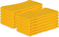 Arkwright Microfiber Huck Towels Pack of 12 Lint Free Surgical Cleaning Cloths for Glass Windows Auto Detailing and Professional Use 16 x 26 in Yellow