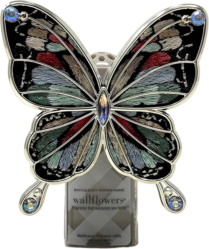 Generic White Barn EMBROIDERED BUTTERFLY Wallflowers Fragrance Plug
