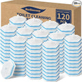 120 Count Toilet Bowl Wand Refills Disposable Toilet Cleaner Refills Disposable Wand Heads Compatible with Clorox and The Most Toilet Brushes