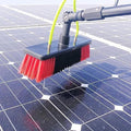 Telescopic Solar Panel Cleaning Brush 3-12 m Window Cleaner Pole for Long Reach Window Cleaning Water Fed Pole Kit Cleaning System50cm Brush Head12 m