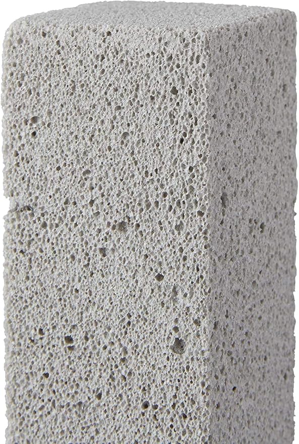 PUMIE Toilet Bowl Ring Remover TBR-6 Pumice Stone with Handle Removes Unsightly Toilet Rings and Stains from Toilets Sinks Tubs Showers Safe for Porcelain Pack of 2
