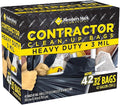 2 Pack Commercial Contractor Clean-Up Bags (42 gal 42 ct. In Each Pack) - Trash Bags