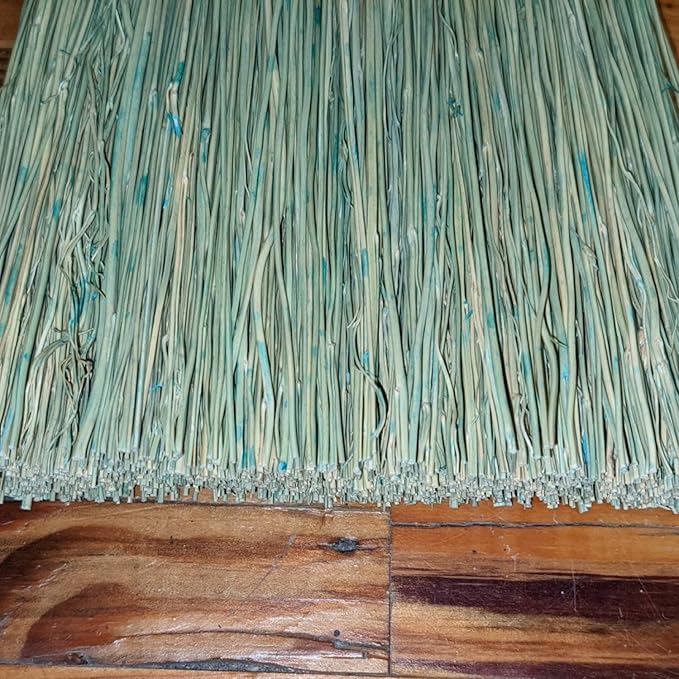 Lehman's Amish-Made Whisk Broom - Authentic Corn Straw Broom with Metal Hanging Hook Natural 11 inches