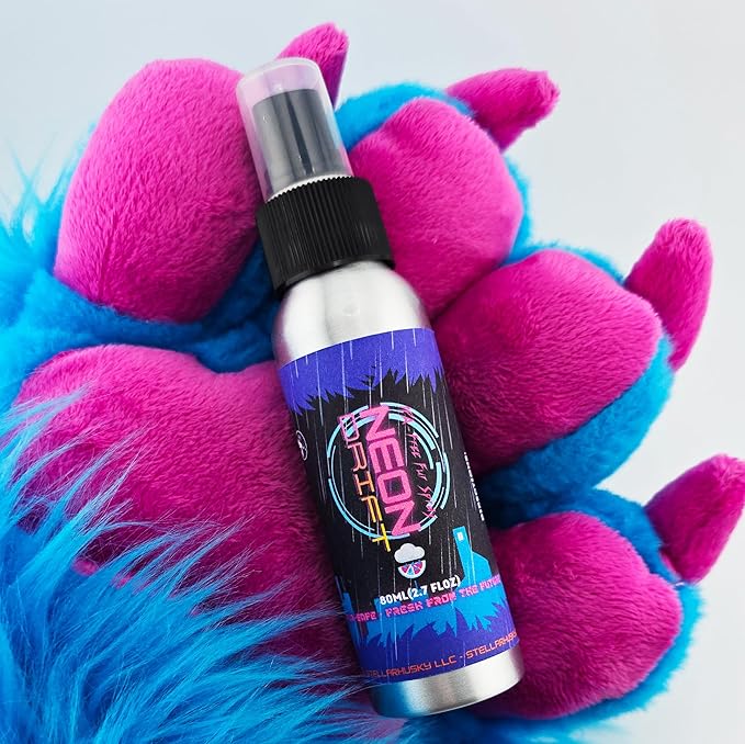 Fursuit Spray - Fur &amp Costume Spray - Frostbite - IPA-Free Fabric Freshener for Fursuits &amp Cosplay | Long-Lasting Scent | 80 mL Aluminum Bottle