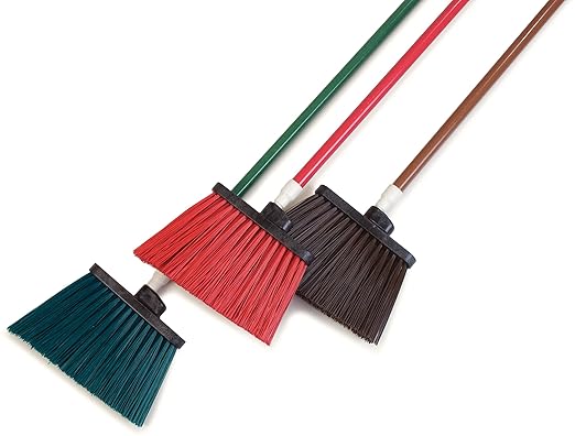 SPARTA Spectrum Duo-Sweep Unflagged Bristle Angle Broom with Handle 56 - Yellow