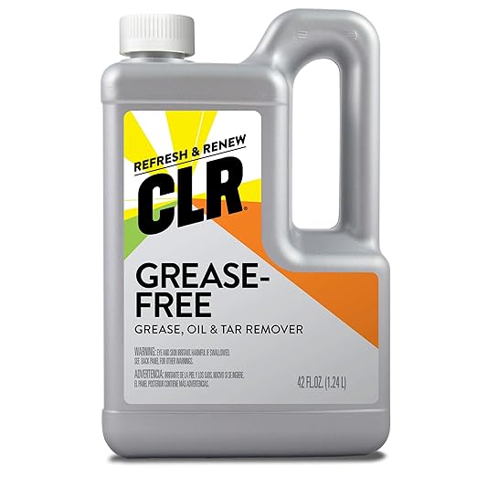 CLR- Grease-Free Grease Oil &amp Tar Remover 42 Ounce Bottle