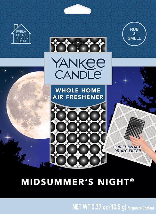 Yankee Candle Whole Home Air Freshener Variety Pack (Midsummer's Night Dried Lavender &amp Oak Sage Citrus &amp Pink Sands) (1ea / Pack of 4)