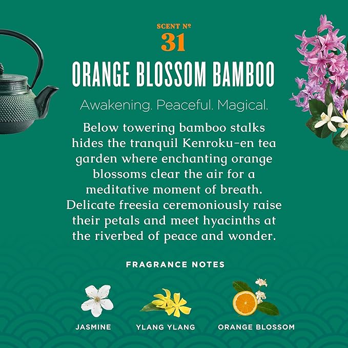 Caldrea Linen and Room Spray Air Freshener Made with Orange Peel and Ylang Ylang flower Essential Oils Plant-Derived and Other Thoughtfully Chosen Ingredients Orange Blossom Bamboo scent16 oz