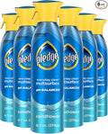 Pledge pH-Balanced Multisurface Spray Gently Clean 101 Surfaces Remove Dust and Messes No Residue - Rainshower Scent 9.7oz (Pack of 12)
